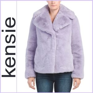 New Kensie Lilac fur jacket